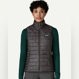 Patagonia Nano Puff Black Vest Winter Fall Spring Size Medium